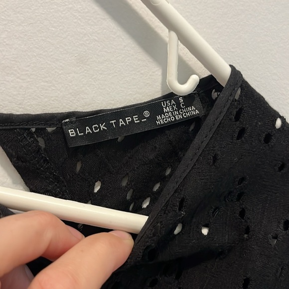 Black tape womens shirt - Picture 2 of 6